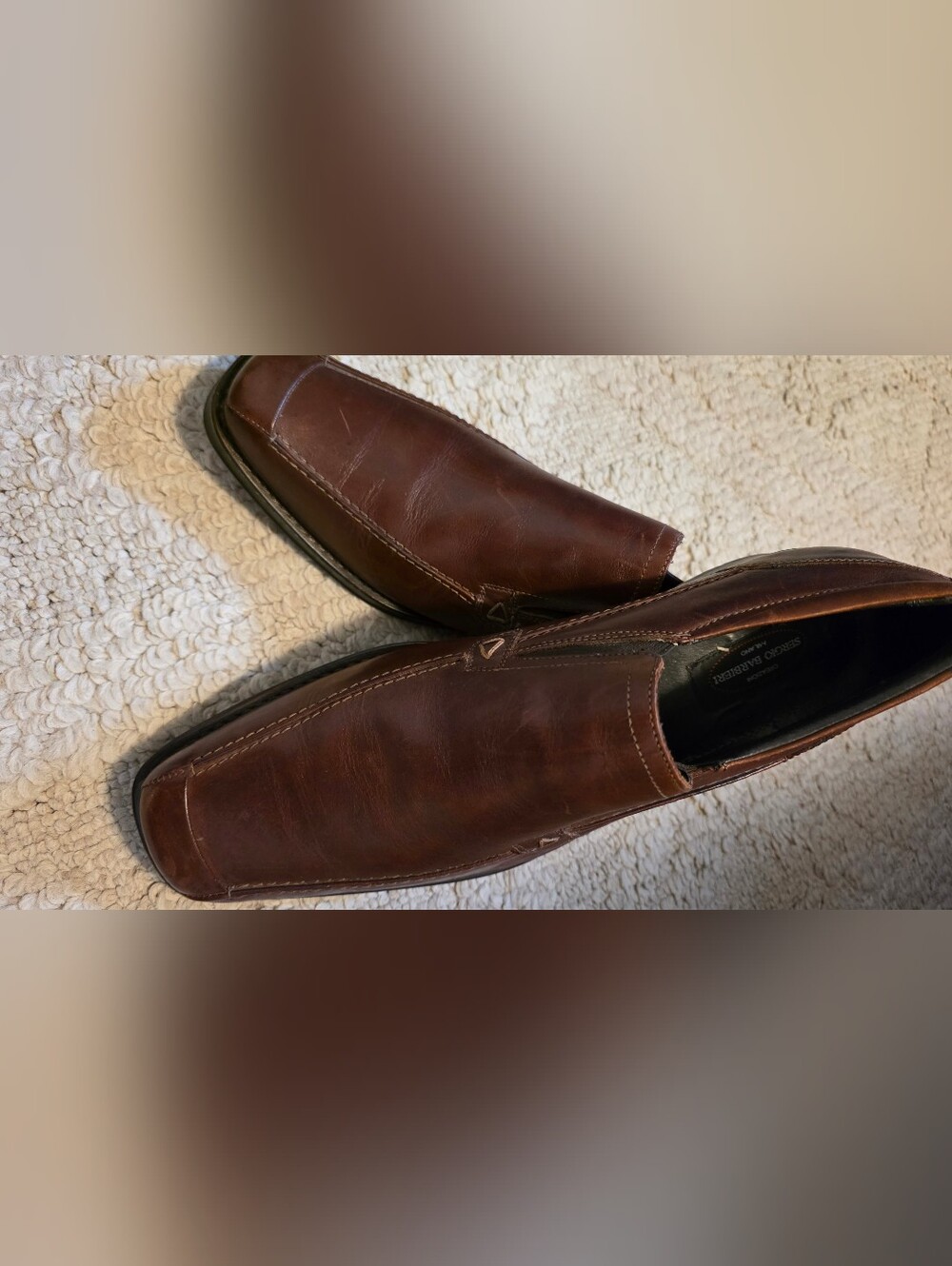 4/$97 Deal! Sergio Barbieri Brown Leather Shoes